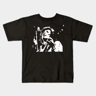 Leonard Cohen design (light) Kids T-Shirt